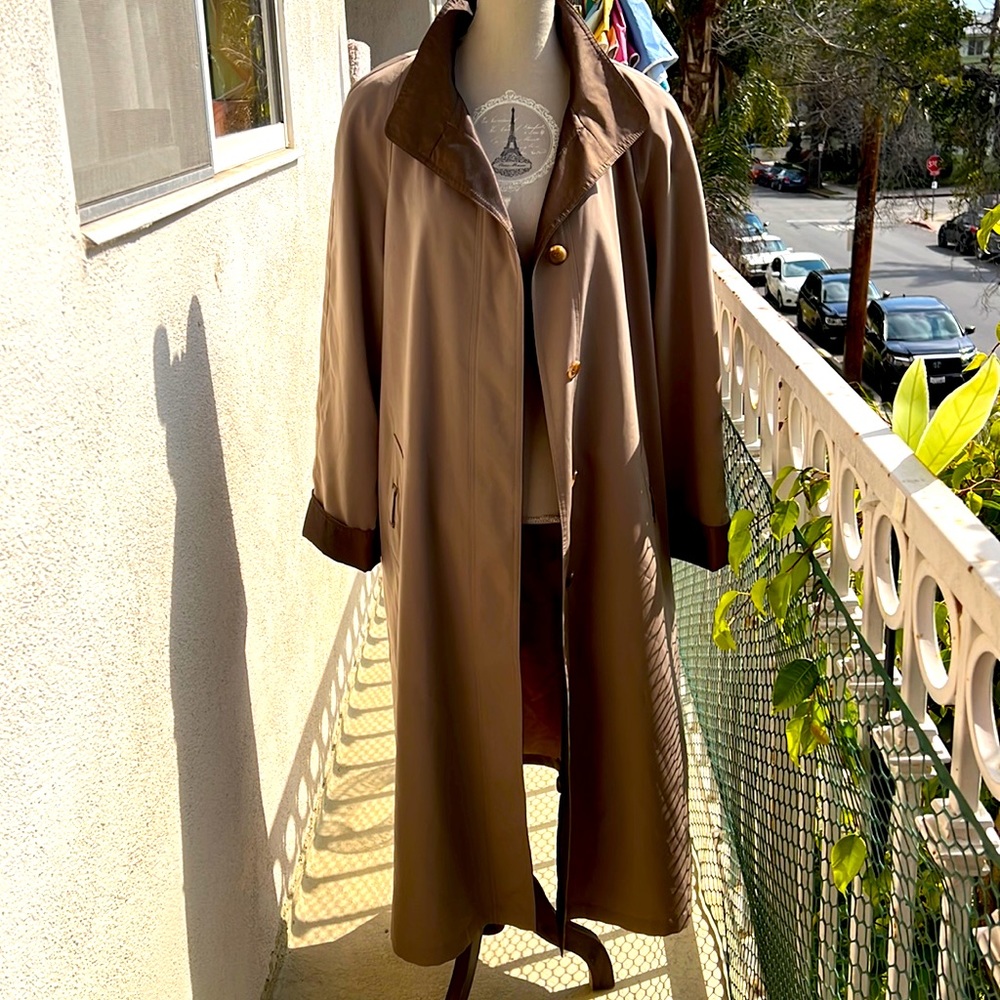 Gallery long rain coat